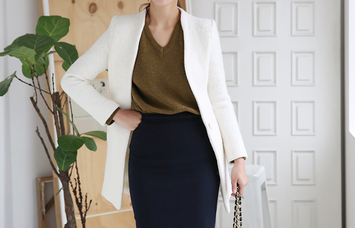 Wool half-court line wave