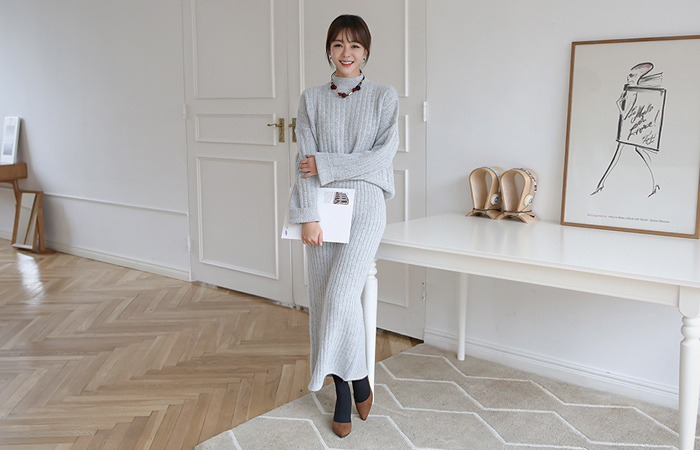 Corrugated two-piece Knit King