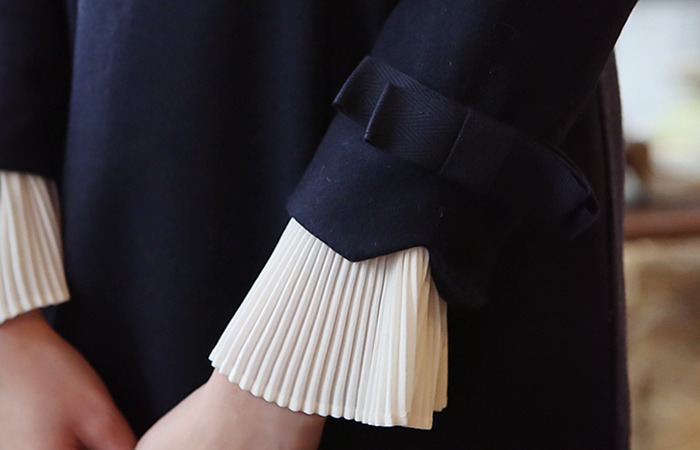 Pleats Ribbon Retail One Piece (winter)