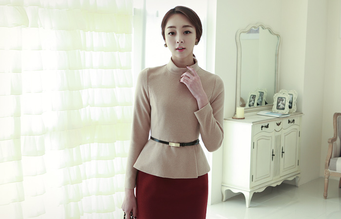 Standing neck two-piece One Piece