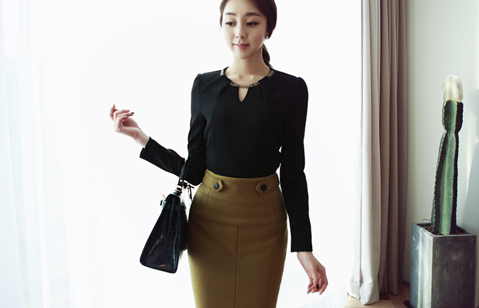 Antique gold Acacia Blouse