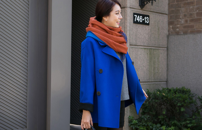 Over Ren handmade wool coat