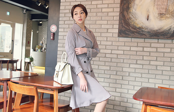 Ella Flare Trench Coat