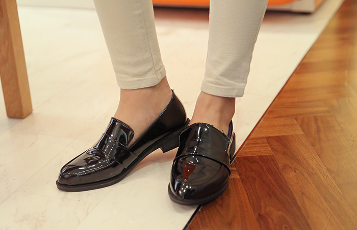 Martin Enamel Loafers