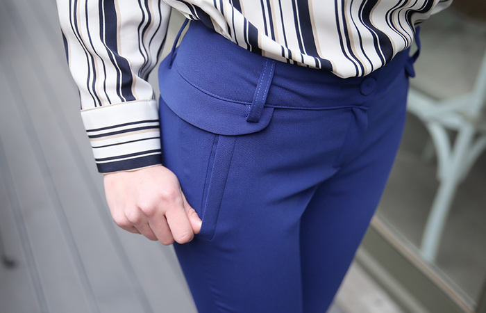 Slim Slacks side flap