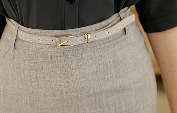 Clash Belt Hline Skirt