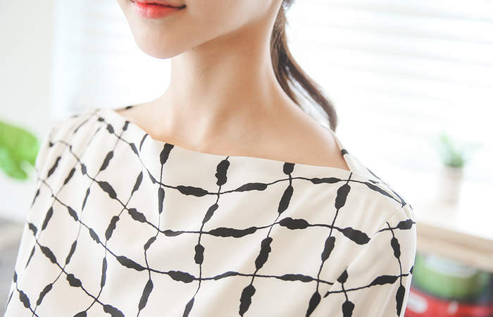 Playa de boat neck Aline One Piece