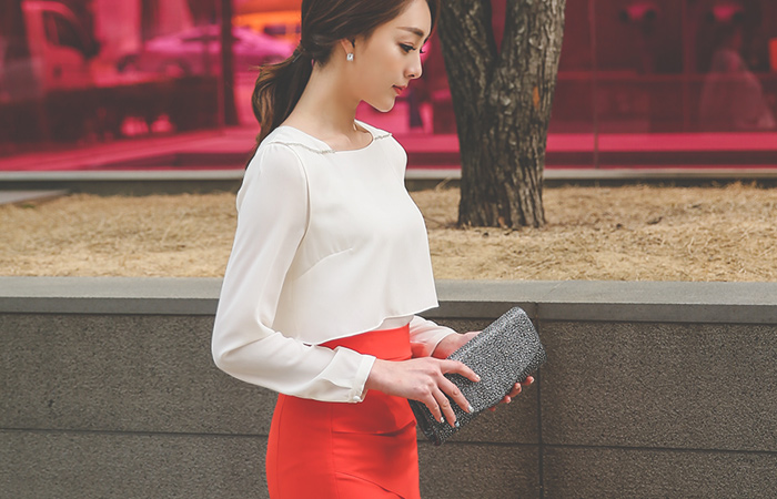 Dual front-line Cubic Blouse