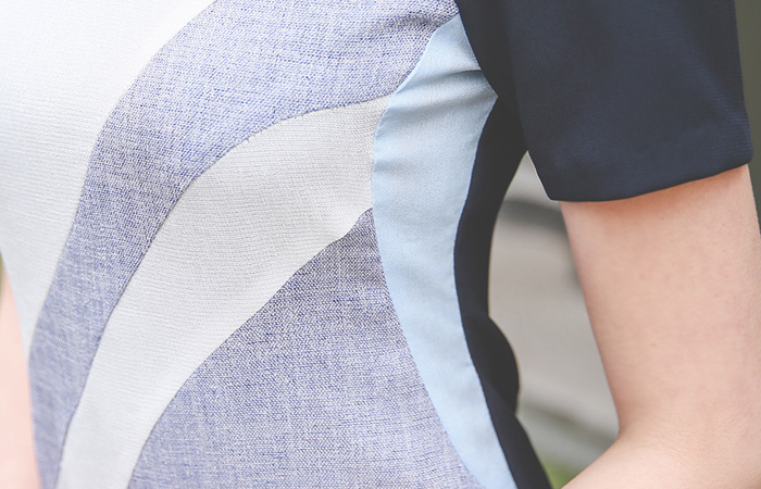 pearl Diagonal color combination One Piece (summer)