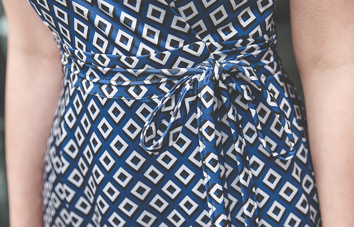 Sarah Span Silky Wrap One Piece