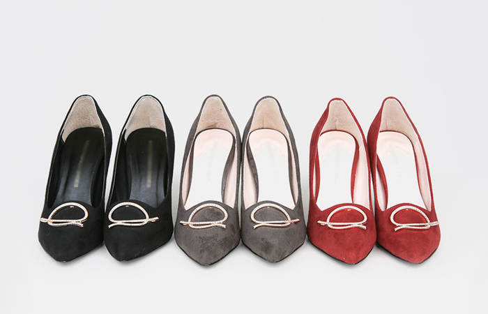 [Models wear28 car] Mix rounding cubic High heel