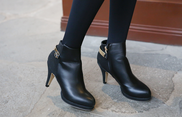 [Models wear28 car] Suede Ankle Hill goldeuba