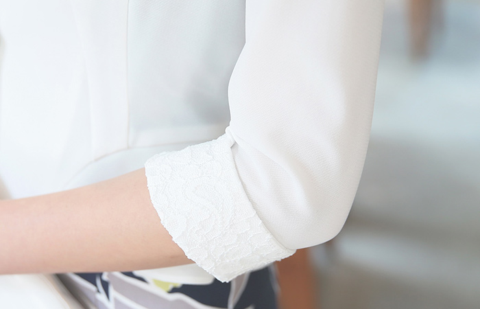 Tenerife lace sleeves mini plum Jacket (summer)