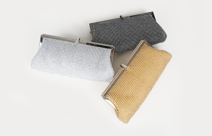 Polka cubic Mini Clutch