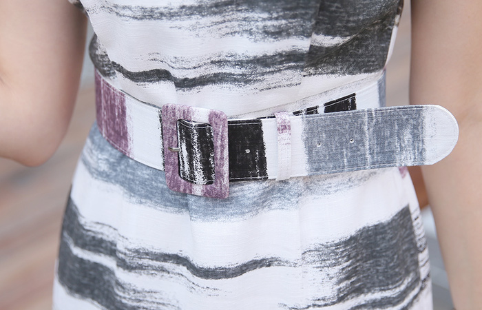 Brush Linen One Piece Art