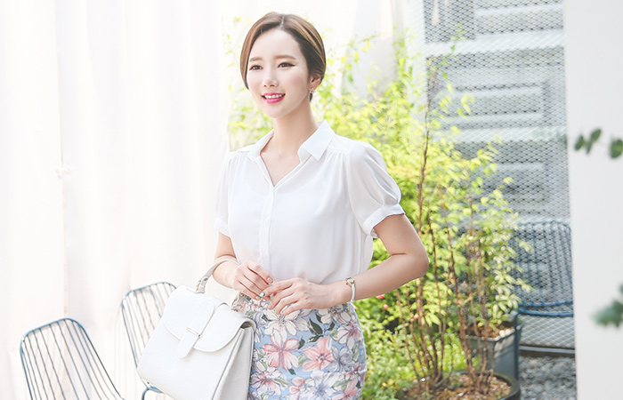 Punching Shearing Line Blouse