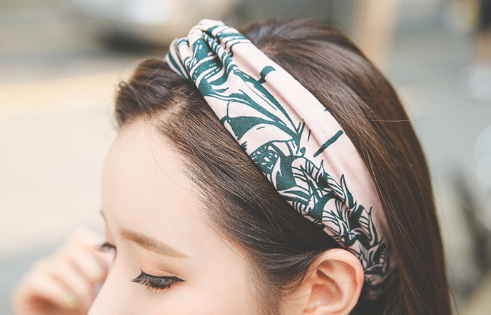 Linen vacation hairband