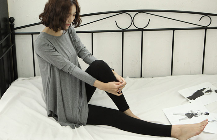 Basic Skirt Leggings (Red)