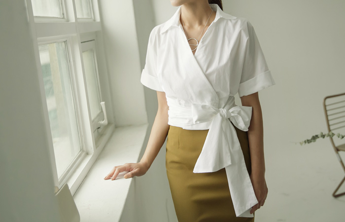 Modern bowknot Blouse