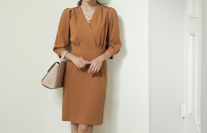 One Piece Volume V-neck wrap