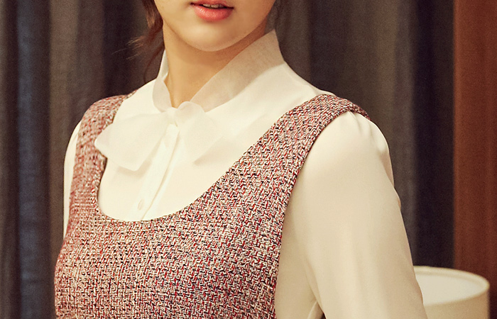 Organza Mini bowknot Blouse