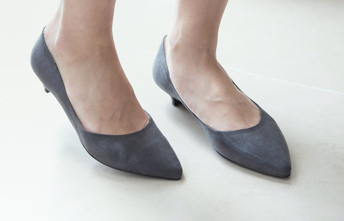 Give the line a low heel