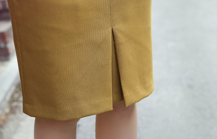 Fake apteuim Midi Skirt