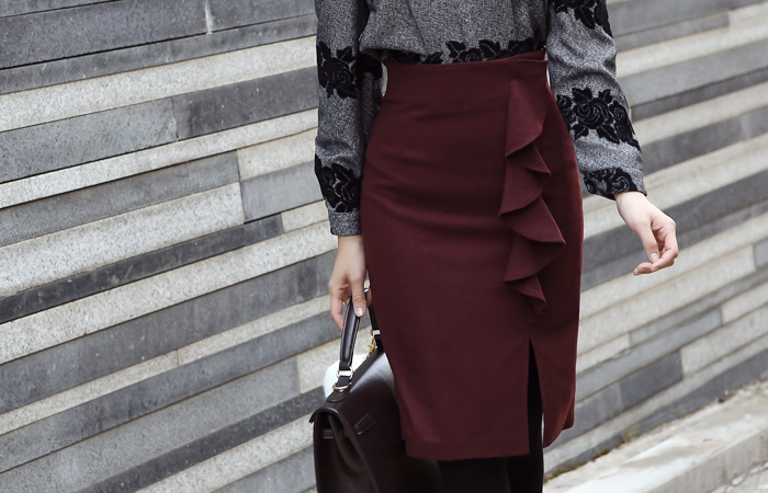 Freel side teuim Skirt (winter)