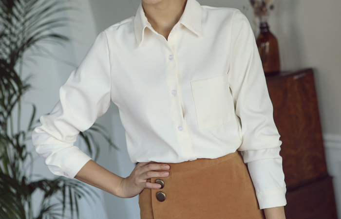 Basic pitch brushed Shirt