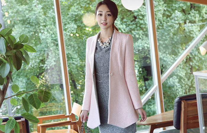 Chain belt Aline Wool Coat