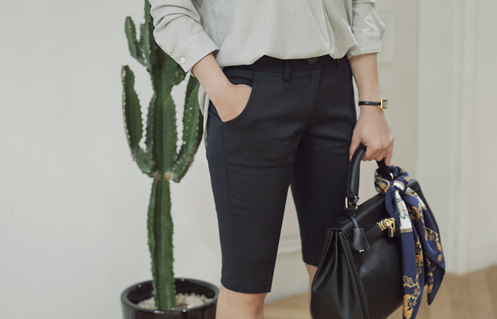 Cotton span 5 parts Pants