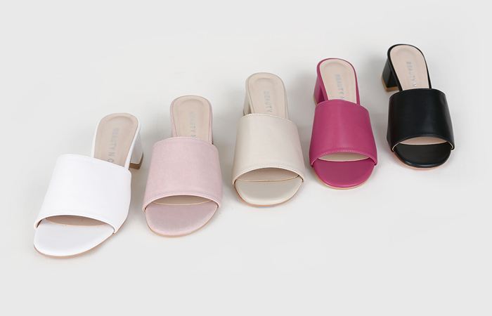 [Models wear29 car - modern Mule Slippers