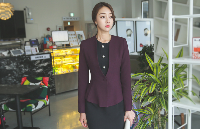 No collar Aline Jacket (fall)