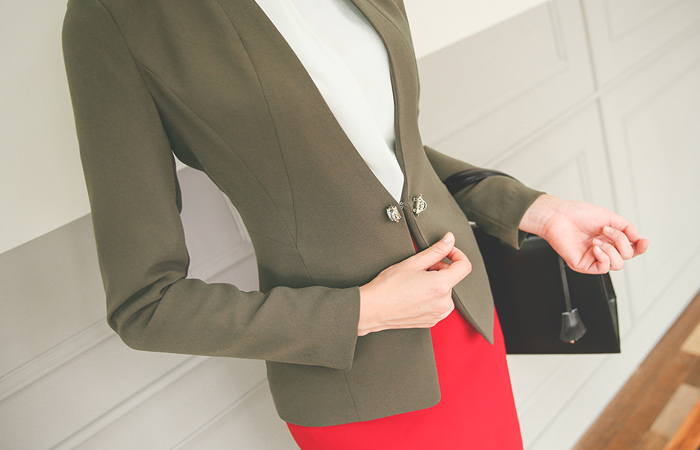 Luxury cubic zirconia brooches Jacket