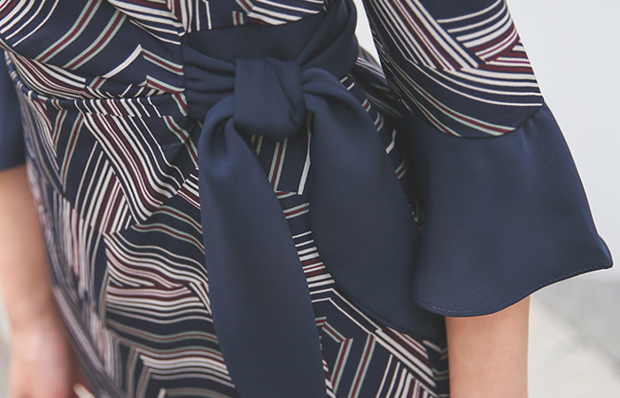 Sandra seukeolchyeo bowknot Dress