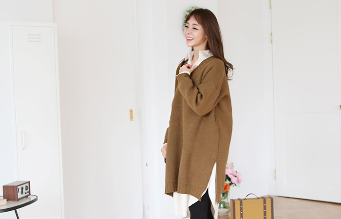 Basic overfit Knit Dress