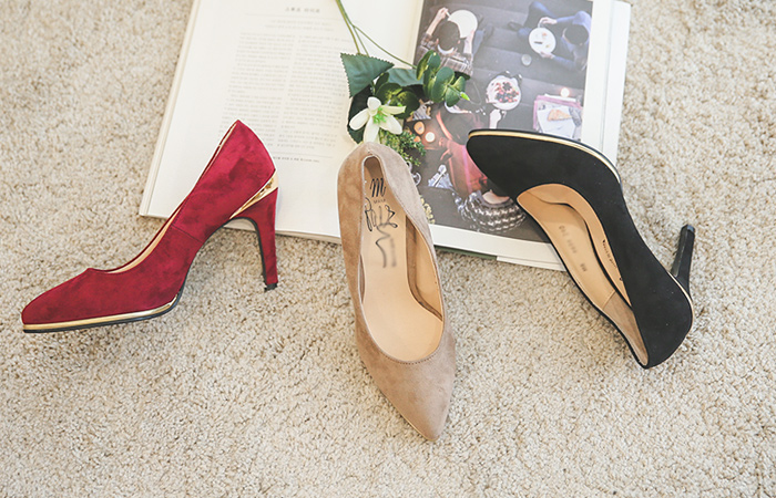 Tips Suede pumps Gold Hill