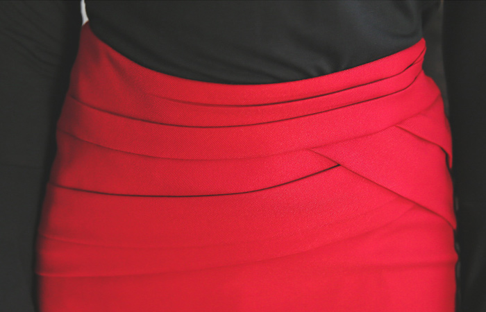 Rhapsody folds draped Skirt (fall)