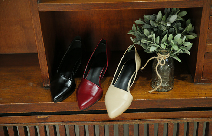 Marion Side Open kitten heels