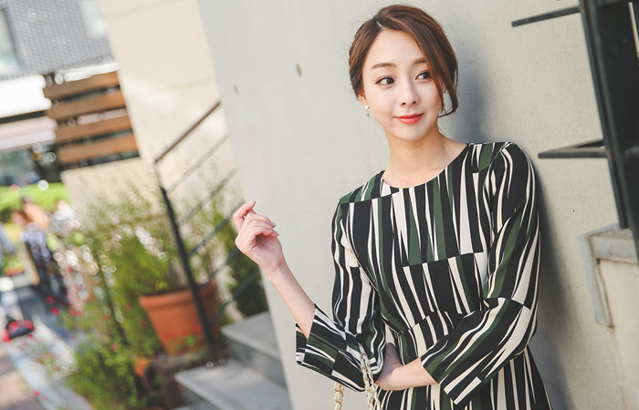 Hazel Media Aline Dress