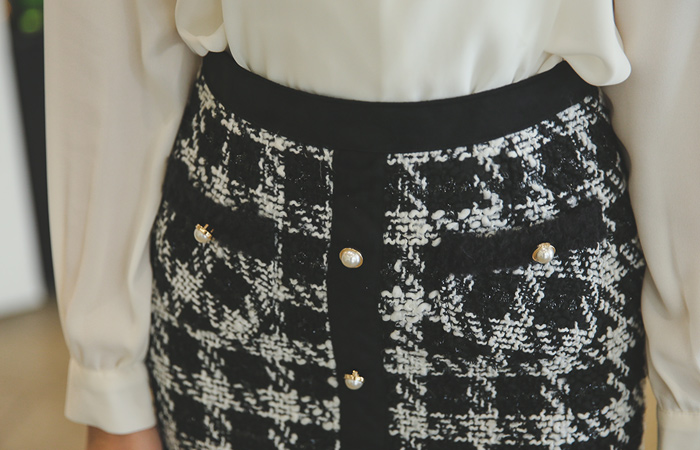 Coco Lady Tweed Skirt