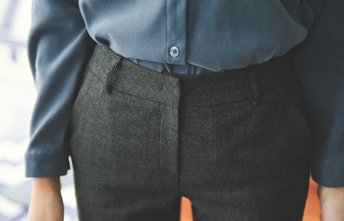 Check Gun Club Slim Slacks