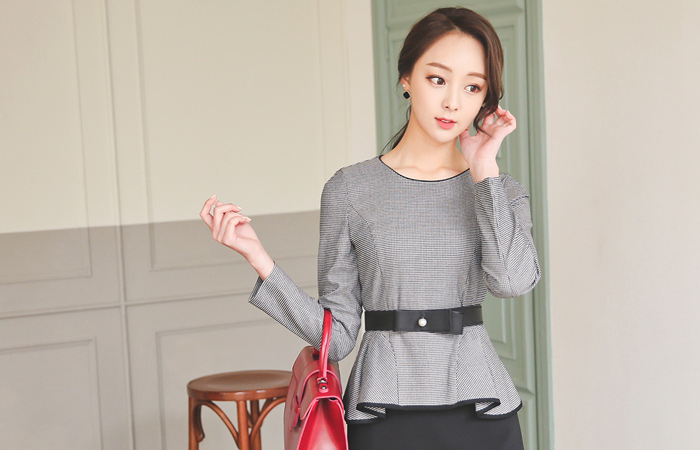 Hound page Plum Pearl Belt Dress