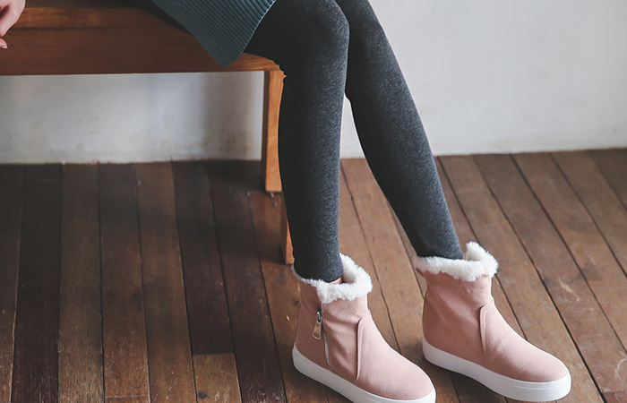 Mink fur napping Leggings