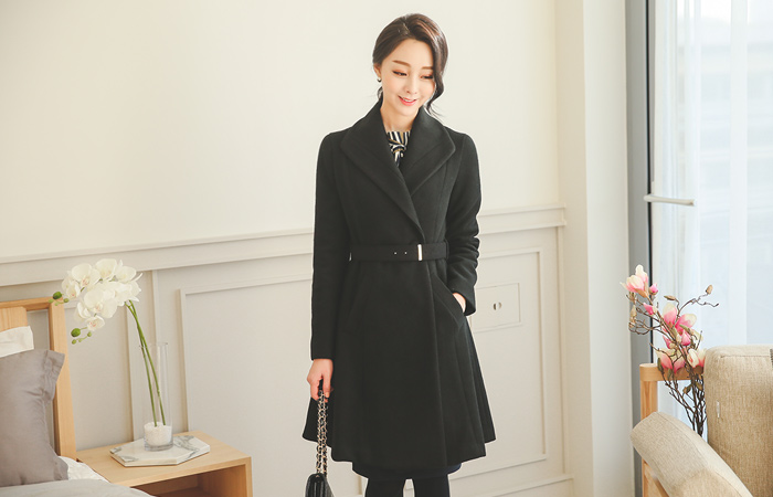 Luna Wing Color Aline Coat