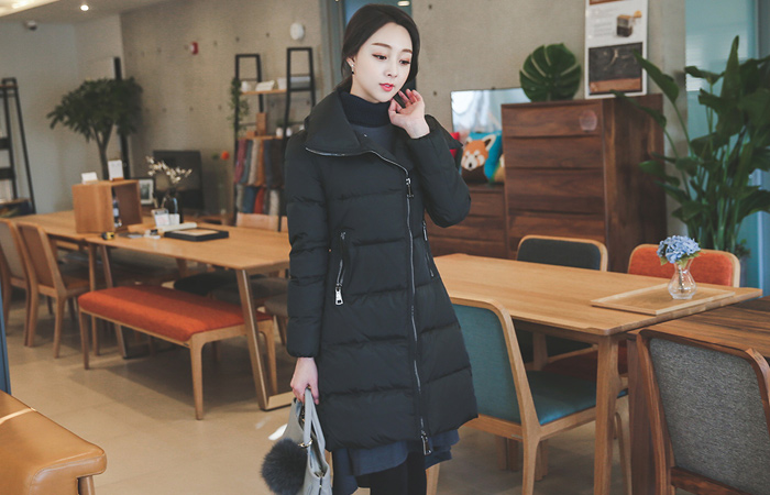 Goose down padded coat line slimming Marion