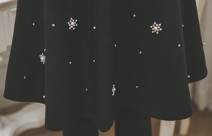 Jewelry cubic Flare Skirt