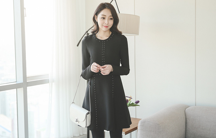 Tina stud Aline Dress