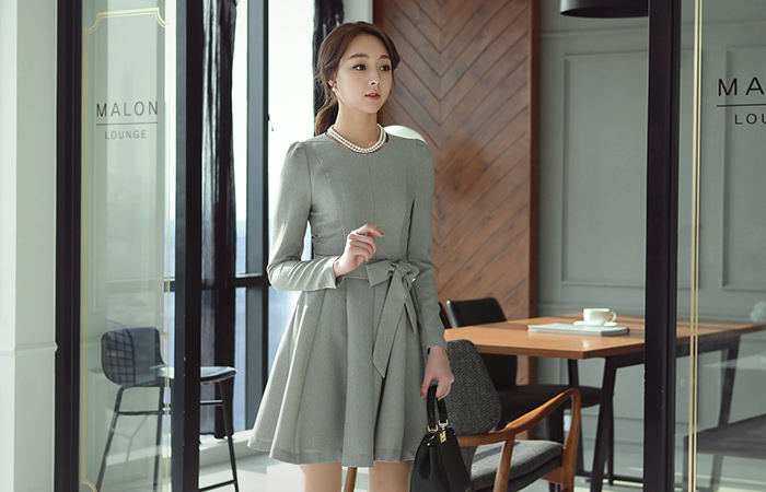 Princess Flare Dress (belt strap)