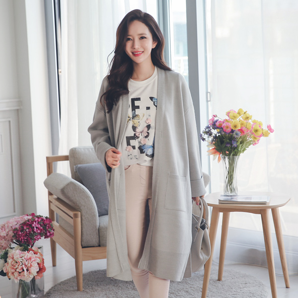 Ana Luz Long cardigan simple